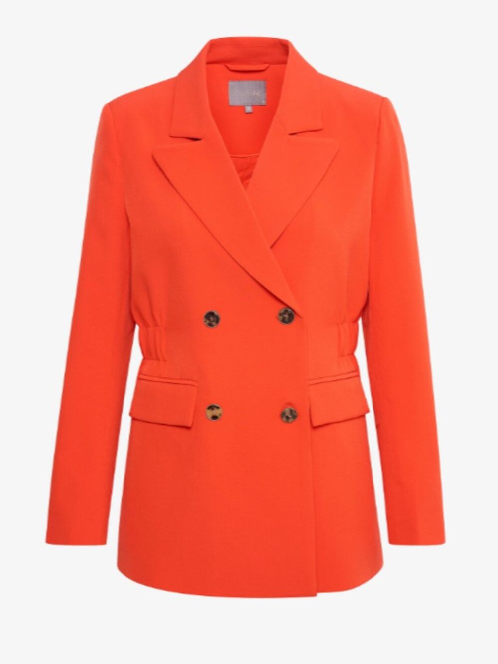 NWT Culture Cucenette Blazer, Orange Double Breasted, Size 36